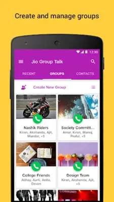 JioGroupTalk android App screenshot 3