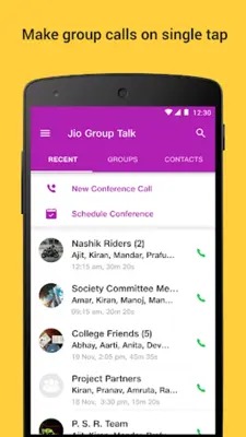 JioGroupTalk android App screenshot 4